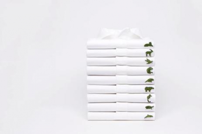 Lacoste 暂时改了绿色鳄鱼logo