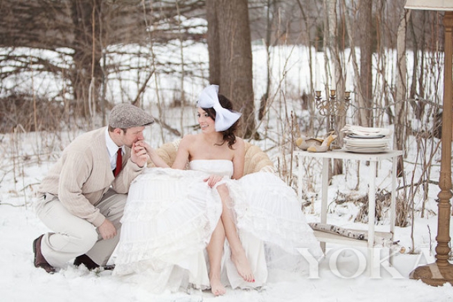 第一场雪未至 这些配饰可以让你的冬季婚礼更浪漫
